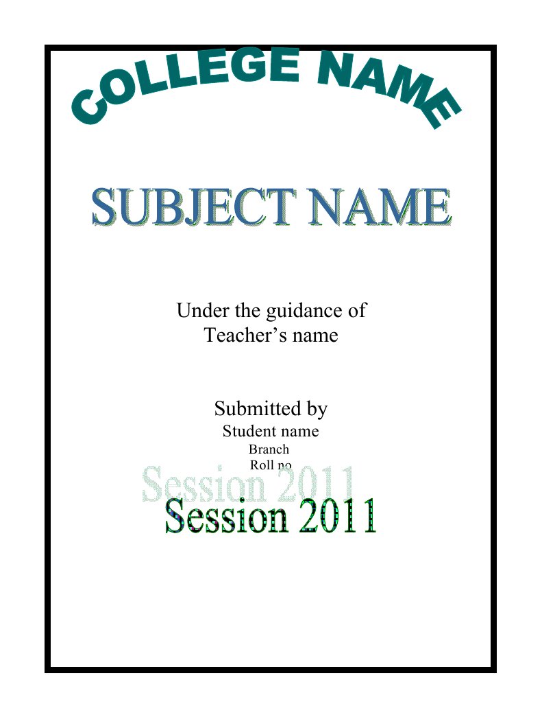 Student Submission Guidelines | PDF