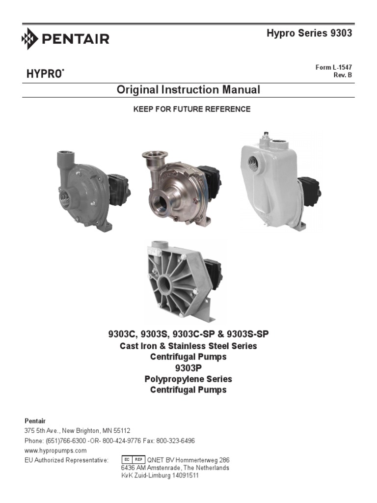 Hypro 9303 Manual 2 PDF Pump Valve