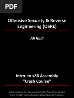 Offensive Security & Reverse Engineering (OSRE) : Ali Hadi