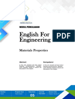 English For Engineering I: Materials Properties
