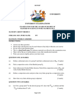 MSc Math Group Theory Exam Covers Subgroups, Series, Solubility