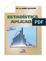 Julián de La Horra Navarro - ESTADÍSTICA APLICADA-Díaz de Santos (2012)