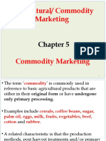 Agricultural/ Commodity Marketing