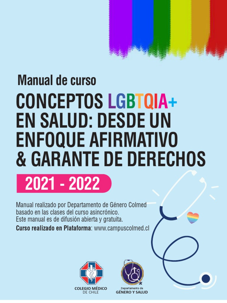 Manual de Curso Conceptos LGBTQIA+ en Salud | | Género | Estudios de género