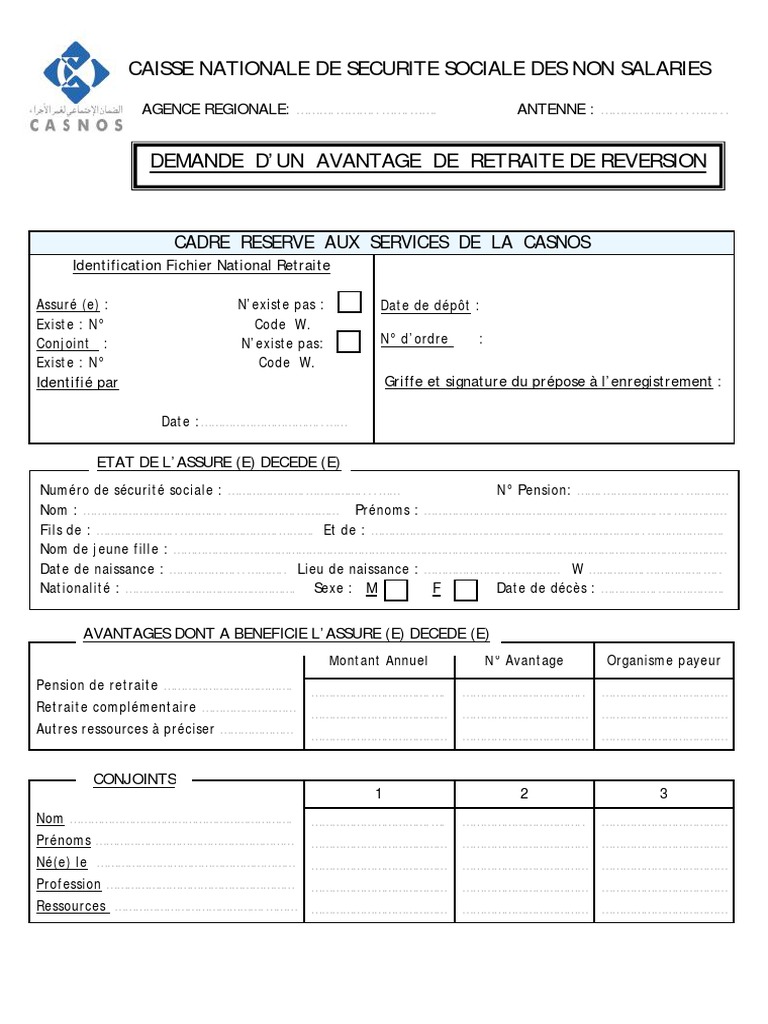 Demande de pension de réversion en Algérie | PDF | Retraite | Justice