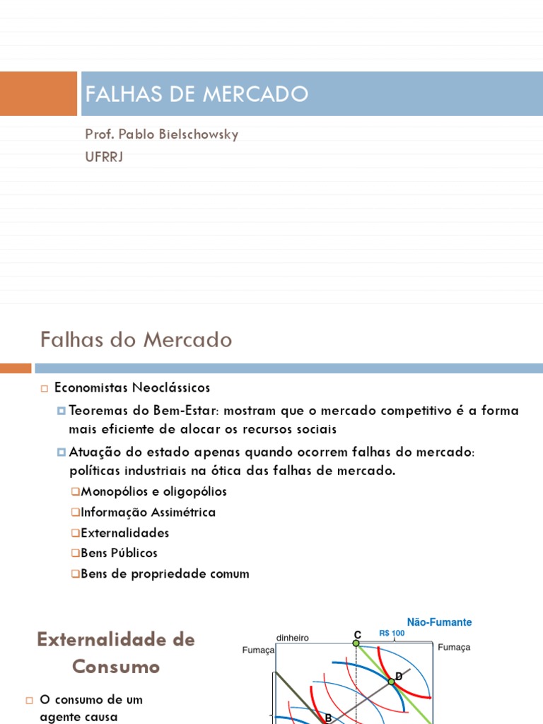 Falhas de Mercado | PDF | Externalidade | Mercado (economia)