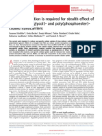 Protein Adsorption is Required for Stealth Effect of Poly(Ethylene Glycol)- And Poly(Phosphoester)-Coated Nanocarriers