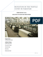 Textile Industry Report API