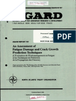 AGARD-R-797 an Assessment of Fatique Damage and Crack Growth Prediction Techniques