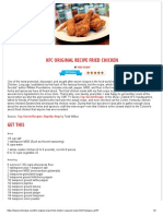 Top Secret Recipes - KFC Original Recipe Fried Chicken