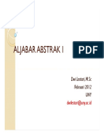 Aljabar Abstrak 1 UNY