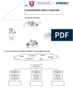 Compruebo Lo Que Aprendi en Ciencia y Tecnologia