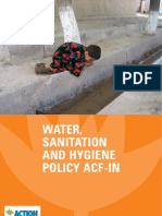 Water, Sanitation and Hygiene Policy