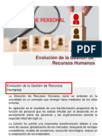 Evolución de La Gestion de RRHH