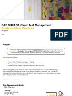 SAP S/4HANA Cloud Test Management:: Guide and Best Practices