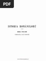 V.A. Urechia - Istoria Românilor V | PDF
