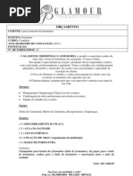 Orçamento de formatura - Contábeis 2011.1