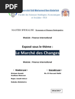 marché des changes word
