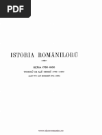 V.A. Urechia - Istoria Românilor V | PDF