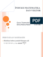 Induksi Matematika & Vektor