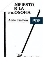 22578173 Badiou Alain Manifiesto Por La Filosofia 1989[1]