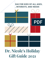 Dr. Nicole's Holiday Gift Guide 2021