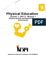 Pe9 - q1 - Mod1 - Physical Activity and Physical Fitness Assessments - v3