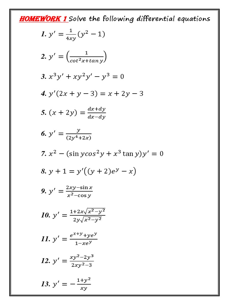 Homework 1 | PDF | Teaching Methods & Materials