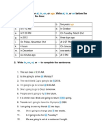 ENGL110 Use of English 10-1 Time Expressions