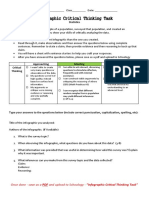 Infographic Critical Thinking Task: Statistics