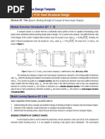 Cap 8 Bending Strength of Compact and Noncompact Shapes