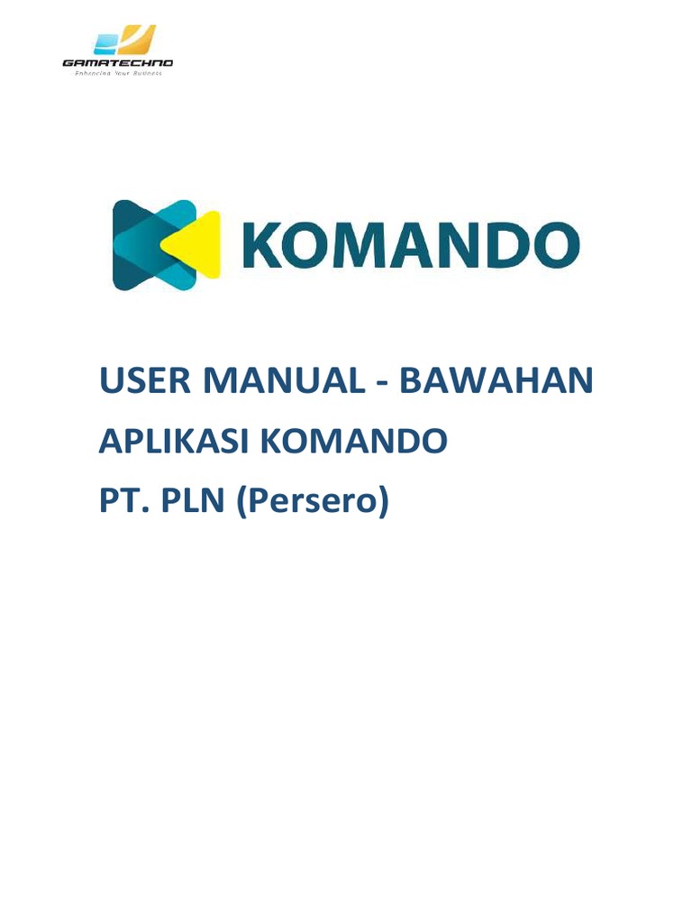 Panduan Penggunaan Aplikasi Komando | PDF | Bisnis