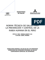 Norma Tecnica Prevencion Control Tabia Humana Peru