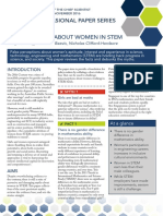 Occasional Paper Series: Busting Myths About Women in Stem