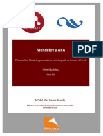 Manual Mendeley y APA 1ª Edición, Marzo 2016