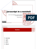 Javascript in A Nutshell: Corso Di Laurea Magistrale in Scienze Di Internet Knowledge Management Andrea Nuzzolese