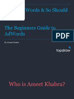 IMEDIA15 AdWords for Beginners