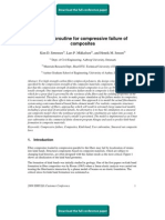 User Subroutine For Compressive Failure of Composites