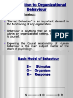 Introduction to Organizational Behaviour