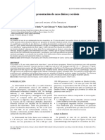 Enfermedad de Crohn Presentación de Caso Clínico y Revisión de La Literatura