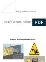 Heavy Vehicle/ Forklift Spotter.: Health, Safety and Environment