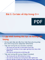 Lecture 3 - Class in C++
