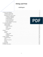 Debug and Print: Catalogue