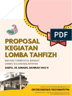 Proposal Lomba Tahfizh