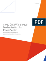 Cloud Data Warehouse Modernization For Powercenter