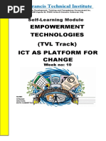 Week 10 Empowerment Technologies (TVL Track)