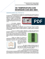 Medidor de ºt Con LM35 y ADC0804