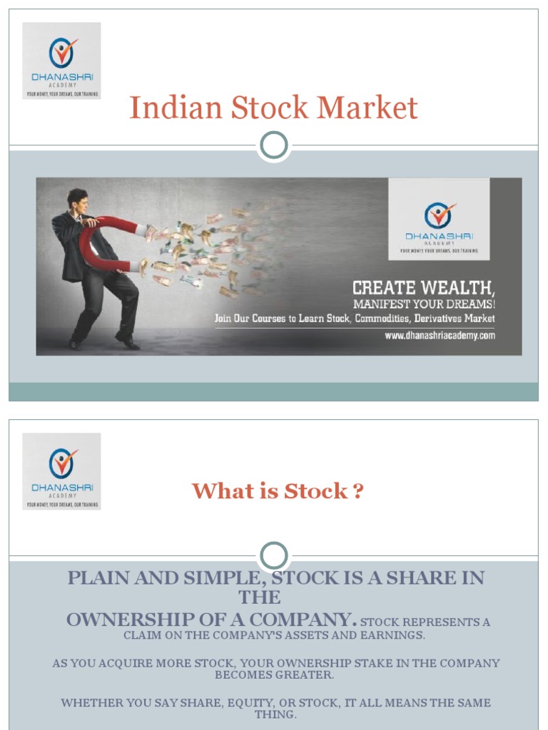 STOCK MARKET FOR BEGINNERS PDF INDIA intelligence overview