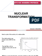 Chapter 12 Nuclear Transformation