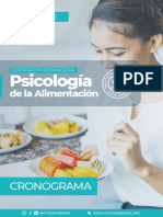 Cronograma Psicologia de La Alimentacion Cohorte 8